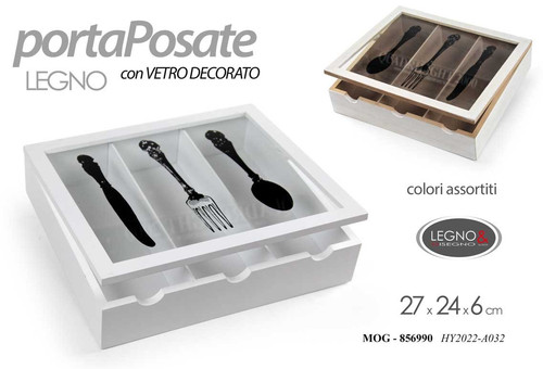 Contenitore porta posate - contenitore,
