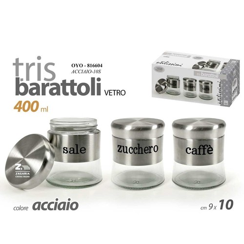 Set tris barattoli - set,