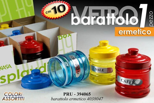Barattolo contenitore vetro - barattolo,