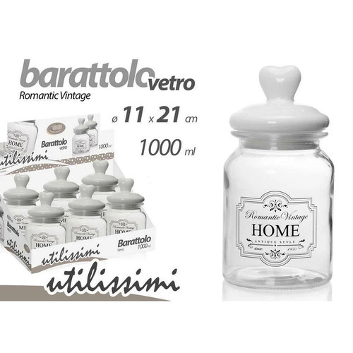 Barattolo contenitore vetro - barattolo,